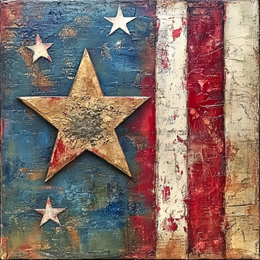 Patriotic Sign, USA Sign, DCO-13571, Sign For Wreath, 10x10